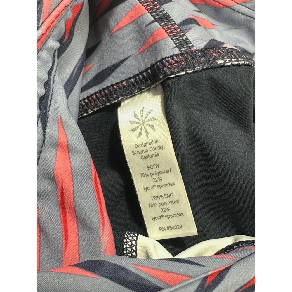 Athleta Electra Sonar 7/8 Tights Navy Blue Pink Athletic Yoga Pilates Size Small - Picture 7 of 11